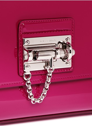Detail View - Click To Enlarge - - - 'Miss Monica' patent leather crossbody bag