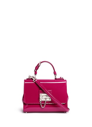 Main View - Click To Enlarge - - - 'Miss Monica' patent leather crossbody bag