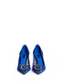 Figure View - Click To Enlarge - - - 'Bellucci' jewel brooch lace pumps