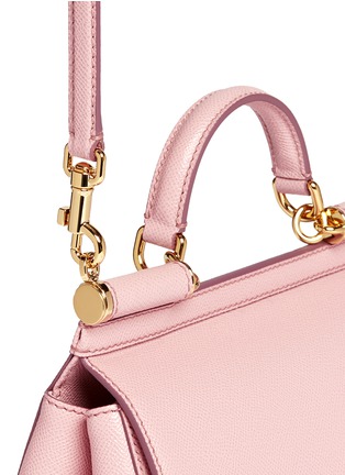 Detail View - Click To Enlarge - - - 'Miss Sicily' medium leather satchel