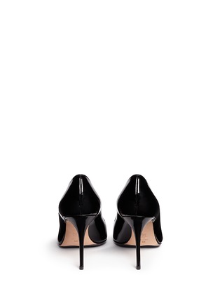 Back View - Click To Enlarge - ALEXANDER MCQUEEN - Patent leather pumps