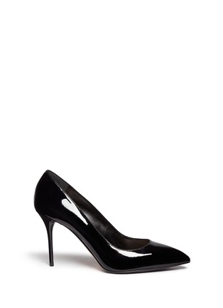 Main View - Click To Enlarge - ALEXANDER MCQUEEN - Patent leather pumps