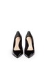 Figure View - Click To Enlarge - ALEXANDER MCQUEEN - Patent leather pumps