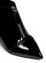 Detail View - Click To Enlarge - ALEXANDER MCQUEEN - Zip front patent leather booties