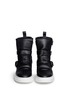 Figure View - Click To Enlarge - ALEXANDER MCQUEEN - Chunky outsole buckle leather sneaker boots
