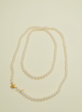 Main View - Click To Enlarge - TASAKI - 22k yellow gold Akoya Pearls necklace TASAKI