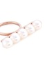 Detail View - Click To Enlarge - TASAKI - 'Balance Signature' Akoya pearl 18k rose gold ring