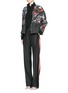 Figure View - Click To Enlarge - PREEN BY THORNTON BREGAZZI - 'Clifford' abstract print cotton bomber jacket
