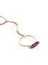 Detail View - Click To Enlarge - DELFINA DELETTREZ - 'Two in One Lips' ruby 18k yellow gold linked two finger ring