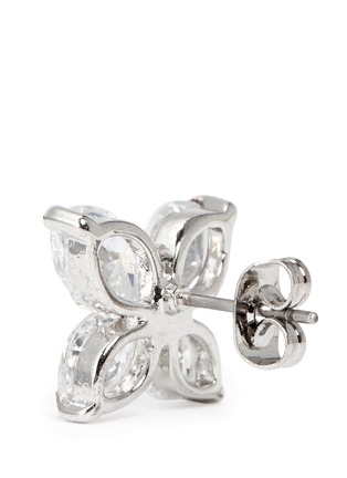 Detail View - Click To Enlarge - CZ BY KENNETH JAY LANE - Lily cut cubic zirconia earrings
