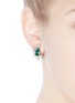Figure View - Click To Enlarge - CZ BY KENNETH JAY LANE - Pear cut cubic zirconia earrings