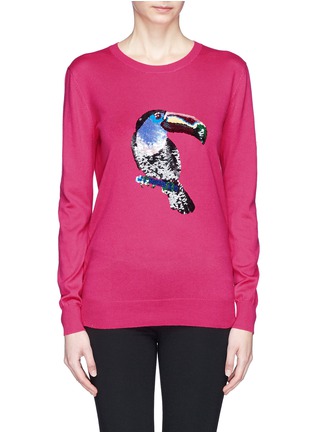Main View - Click To Enlarge - MARKUS LUPFER - 'Toucan' sequin Natalie sweater