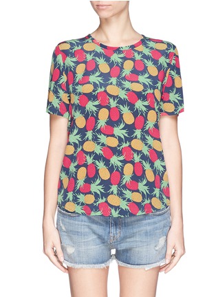 Main View - Click To Enlarge - EQUIPMENT - 'Riley' pineapple print T-shirt