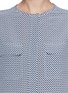 Detail View - Click To Enlarge - EQUIPMENT - 'Lynn' geometric print collarless shirt