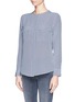 Front View - Click To Enlarge - EQUIPMENT - 'Lynn' geometric print collarless shirt