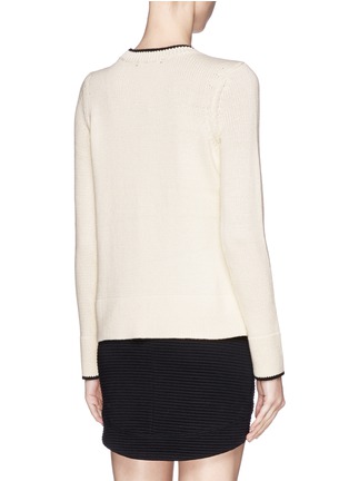 Back View - Click To Enlarge - RAG & BONE - 'Annette' rib knit sweater