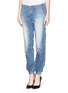 Front View - Click To Enlarge - RAG & BONE - 'The Pajama' washed cotton jeans