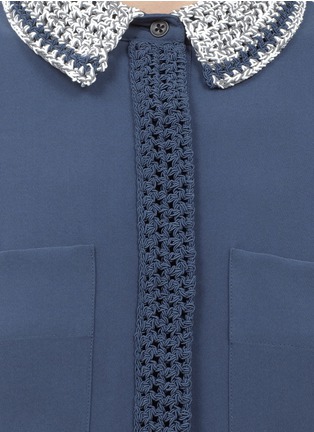 Detail View - Click To Enlarge - RAG & BONE - 'Arsenal' embroidered-trim dress