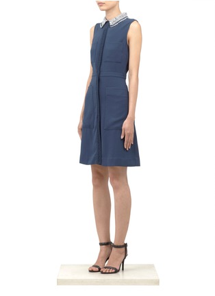 Front View - Click To Enlarge - RAG & BONE - 'Arsenal' embroidered-trim dress