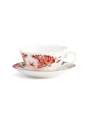 Main View - Click To Enlarge - SELETTI - HYBRID ZORA PORCELAIN TEACUP AND SAUCER SET