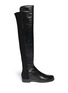 Main View - Click To Enlarge - STUART WEITZMAN - '5050' elastic-back leather boots