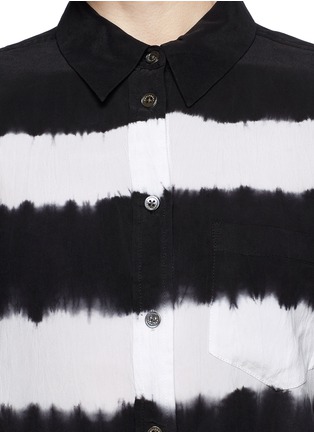 Detail View - Click To Enlarge - EQUIPMENT - Reese tie dye silk shirt