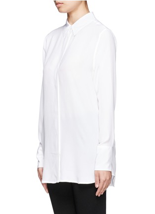 Front View - Click To Enlarge - EQUIPMENT - Brennan silk tunic shirt