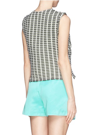 Back View - Click To Enlarge - OPENING CEREMONY - Wavy stretch tank top