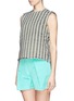 Front View - Click To Enlarge - OPENING CEREMONY - Wavy stretch tank top