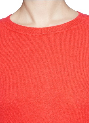 Detail View - Click To Enlarge - WHISTLES - 'Rose Cashmere boxy' sweater