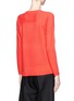 Back View - Click To Enlarge - WHISTLES - 'Rose Cashmere boxy' sweater