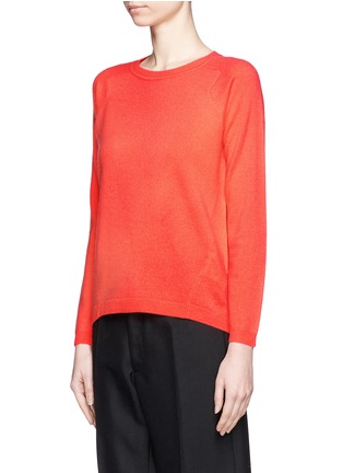Front View - Click To Enlarge - WHISTLES - 'Rose Cashmere boxy' sweater