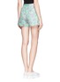 Back View - Click To Enlarge - MSGM - Floral brocade shorts