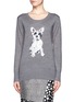 Main View - Click To Enlarge - MARKUS LUPFER - Natalie sequin French bulldog sweater