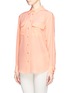 Front View - Click To Enlarge - EQUIPMENT - Signature silk shirt