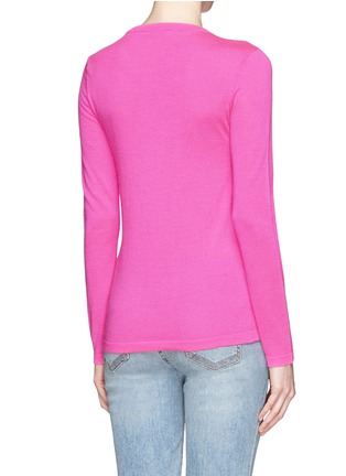 Back View - Click To Enlarge - EQUIPMENT - Cashmere-silk jumper