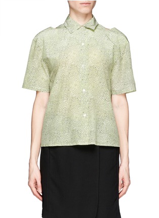 Main View - Click To Enlarge - OPENING CEREMONY - Cut-out back printed shirt