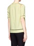 Back View - Click To Enlarge - WHISTLES - Lori mesh trim short-sleeve top