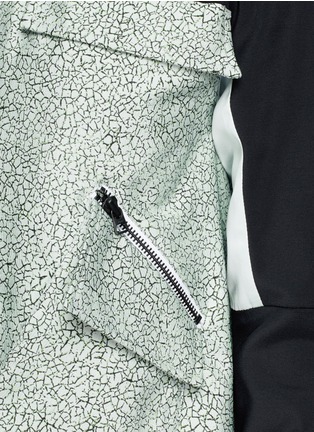 Detail View - Click To Enlarge - OPENING CEREMONY - Contrast-panel jacquard jacket