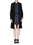 Detail View - Click To Enlarge - CARVEN - Twist front shirt dress