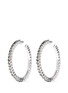 Main View - Click To Enlarge - PHILIPPE AUDIBERT - Swarovski crystal hoop earrings