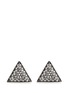 Main View - Click To Enlarge - LULU FROST - 'Emergence' triangle crystal earrings