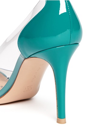Detail View - Click To Enlarge - GIANVITO ROSSI - Clear PVC patent leather pumps