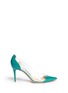 Main View - Click To Enlarge - GIANVITO ROSSI - Clear PVC patent leather pumps