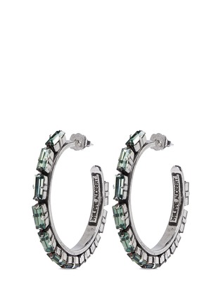 Main View - Click To Enlarge - PHILIPPE AUDIBERT - 'Paola' crystal strass hoop earrings