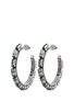 Main View - Click To Enlarge - PHILIPPE AUDIBERT - 'Paola' crystal strass hoop earrings