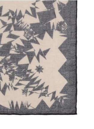 Detail View - Click To Enlarge - ARMAND DIRADOURIAN - Geometric circular print cashmere scarf