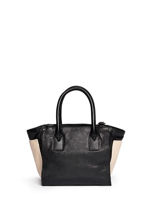 Back View - Click To Enlarge - SEE BY CHLOÉ - 'Nellie' small colourblock leather tote