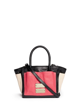 Main View - Click To Enlarge - SEE BY CHLOÉ - 'Nellie' small colourblock leather tote