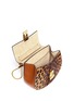 Detail View - Click To Enlarge - CHLOÉ - 'Drew' mini leopard print pony hair shoulder bag